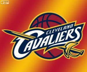 пазл Логотип Кливленд Кавальерс, НБА команды. Центральный дивизион, Восточная конференция